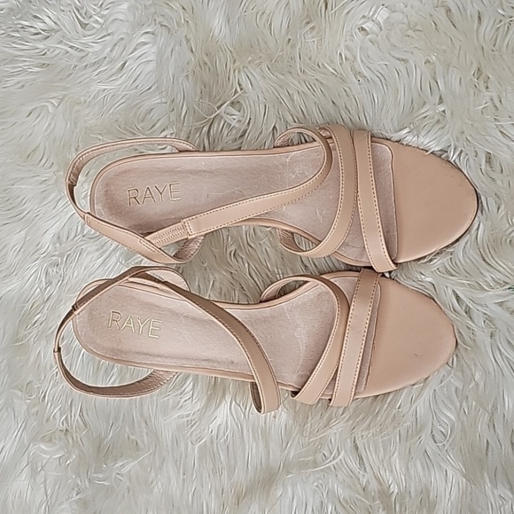 RAYR Klein Heel in Nude Size 10